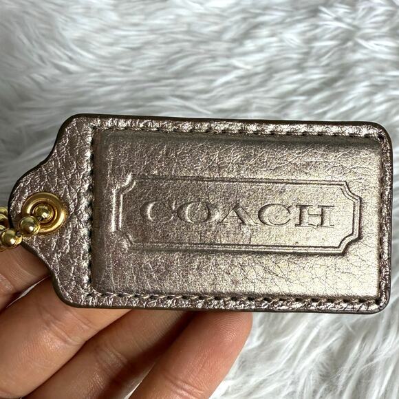 2.5" Coach Fob Bag Charm Hang tag Hangtag - Picture 1 of 2